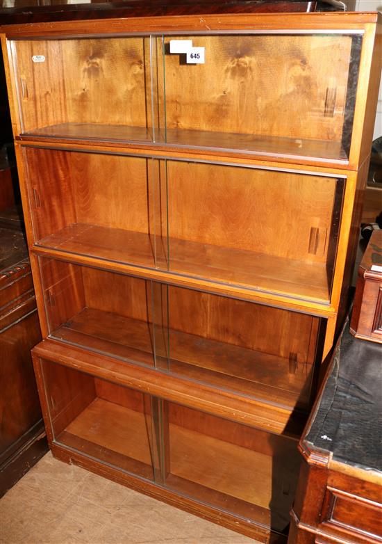Minty sectional glazed bookcase